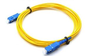 Simplex Single Mode SC/PC to SC/PC Optical Fiber Patch Cord Cable 5 Meters -10 piece