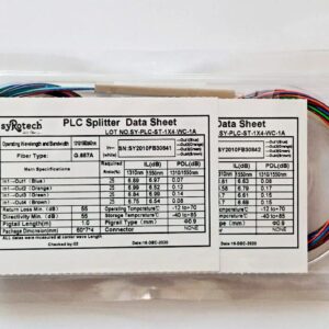 Syrotech PLC Splitter 1X4 Without Connectors  SY-PLC-ST-1X4-WC-1A (Pack of 6 Splitters )