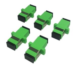 SC/APC TO SC/APC 0 dB Connector/Adaptor Green(PACK OF 5)