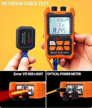 Optical Power Meter with VFL and Ethernet Tester