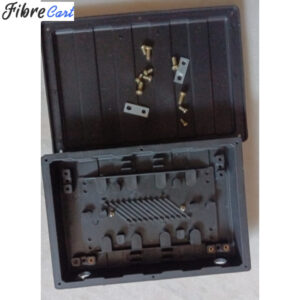 4 Port Plastic Fiber Termination Box (4 way), For ISP (Pack of 6 ) (Copy)