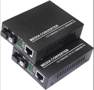 FibreCart Ethernet To Fiber Media Converter, Single-Mode Single Fibre 100Mbps,Up to 20KM (1 Pair)