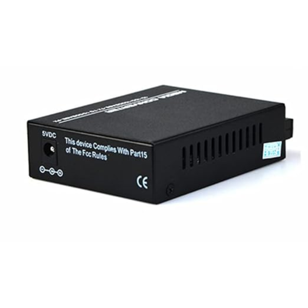FibreCart 10/100/1000 Mbps Single Mode Dual Fiber 20KM SC Port Ethernet-to-Fiber Media Converter, (1 Pair) - Image 2