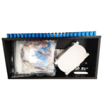 LIU 48F SC Connected Fixed optical fiber patch panel loaded