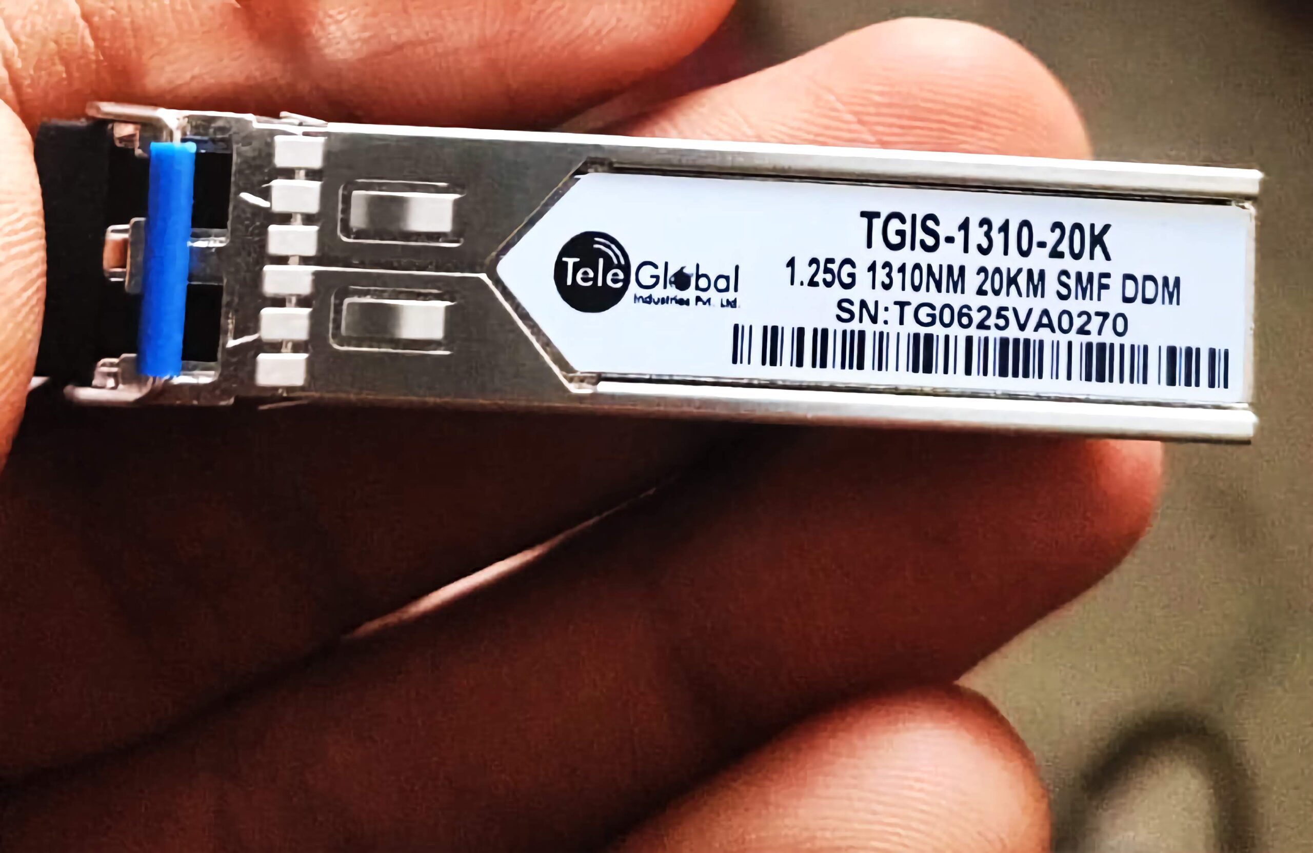 20KM 1.25G 1310 Single Mode Dual Fiber SFP