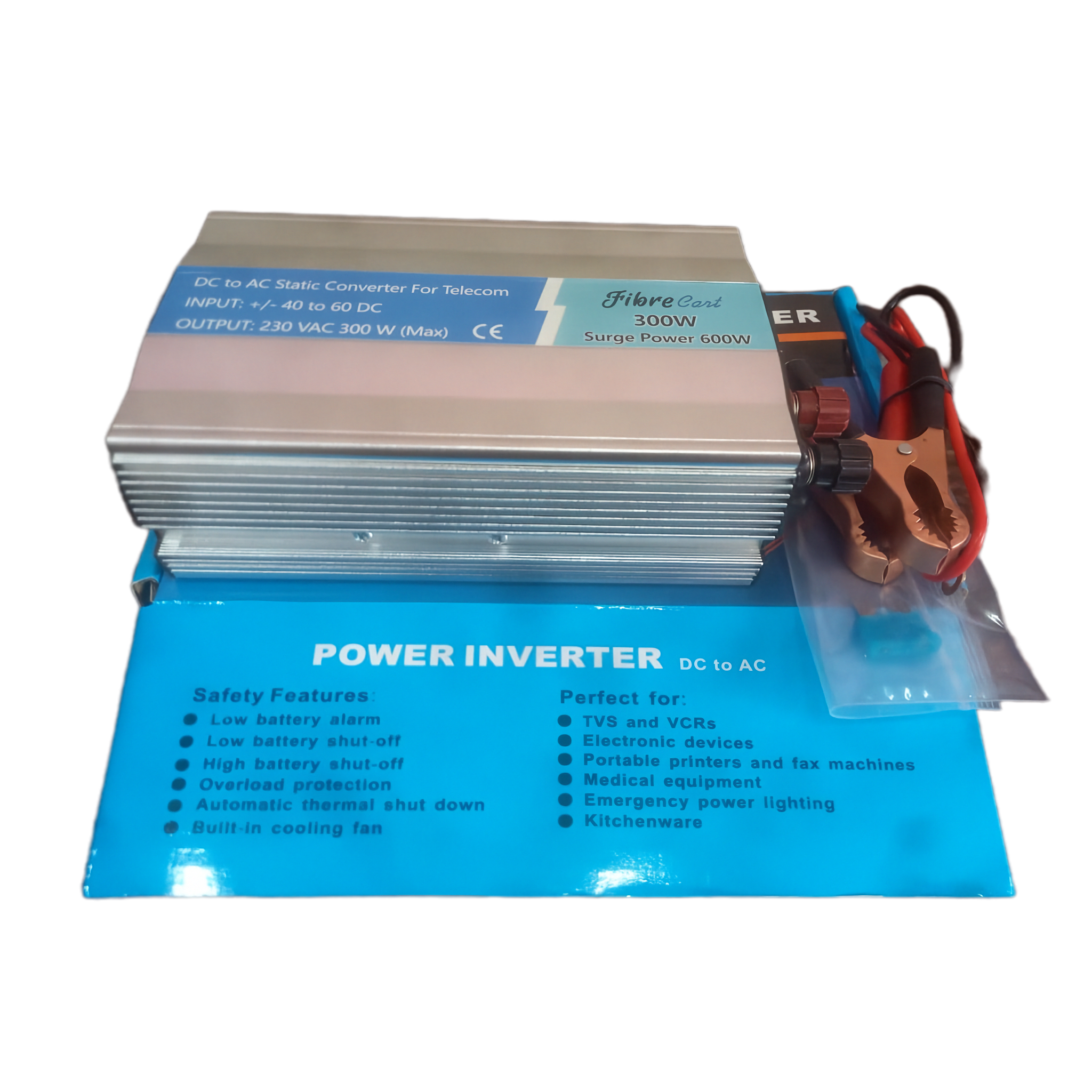 FibreCart -48 V DC TO 220 V AC Static Converter for Telecom 300 W