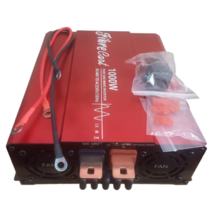 FibreCart 1000W Power Inverter - Pure Sine Wave - DC 48V to AC 230V Heavy Duty Converter